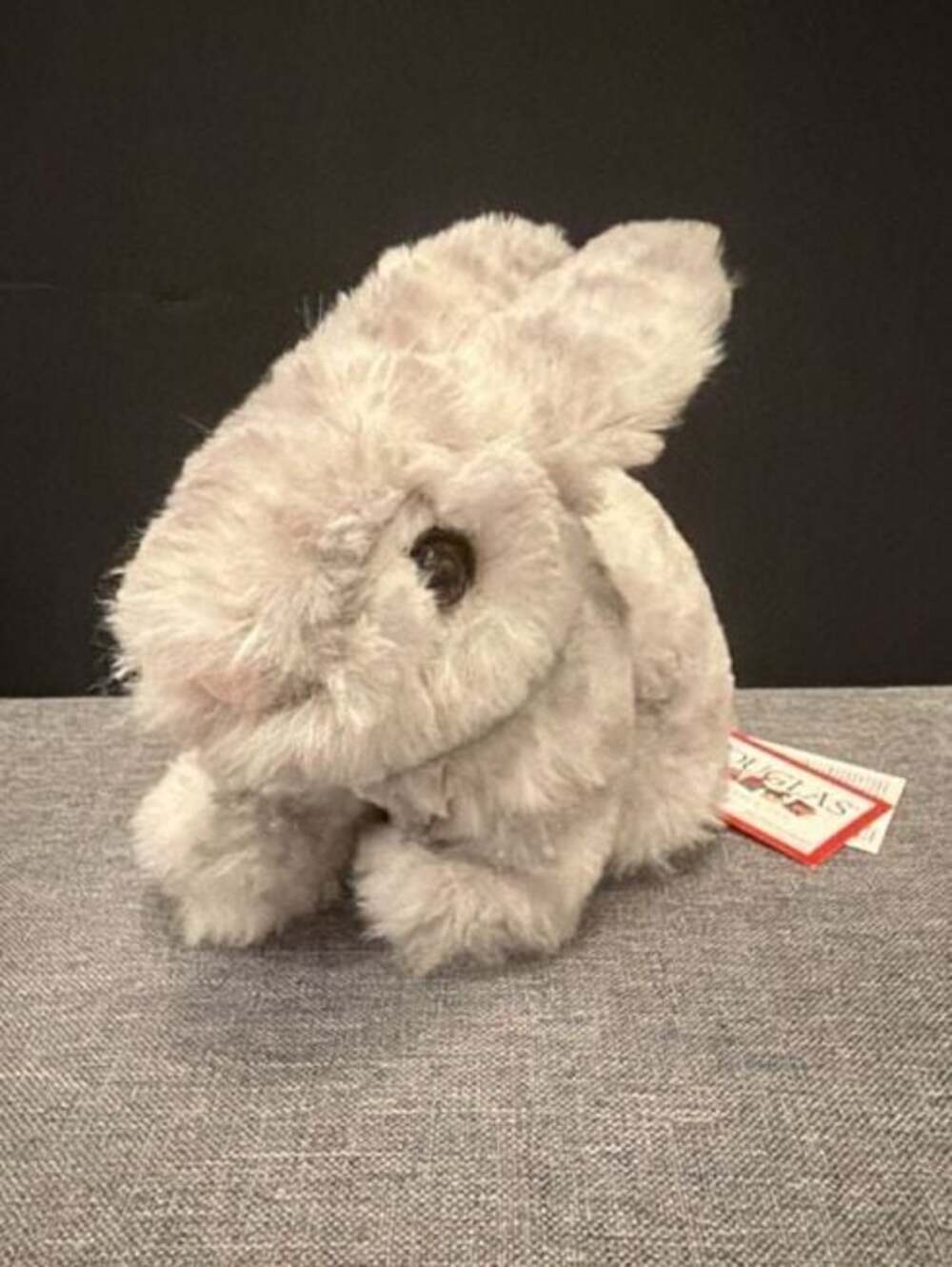 Douglas Cuddle Toys Gray and White Rabbit Bunny Plush